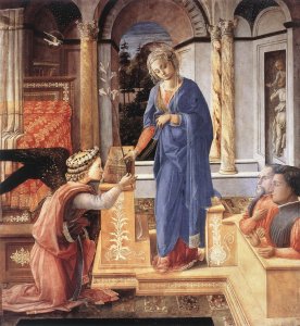 The Annunciation with two Kneeling Donors