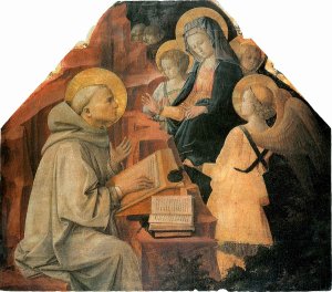 St Bernard Vision of the Virgin